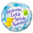 Foil Balloon Welcome Little Splish-Splasher
