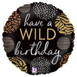 Foil Balloon Wild Birthday 18 Inch