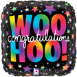 Foil Balloon WOO HOO! Congratulations