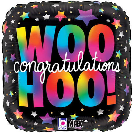 Foil Balloon WOO HOO! Congratulations
