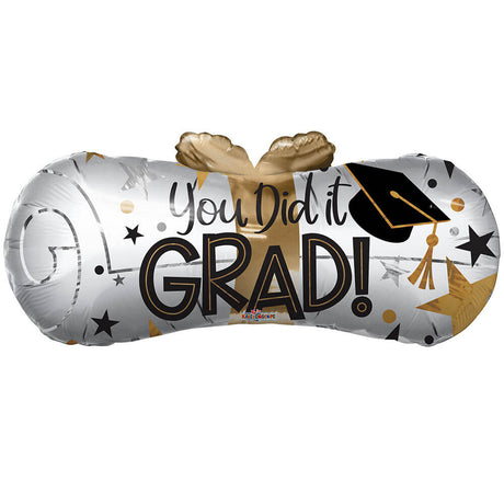 Graduation Foil Balloon Diploma Matte