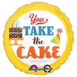 Foil Balloon You Take The Cake 18 Inch
