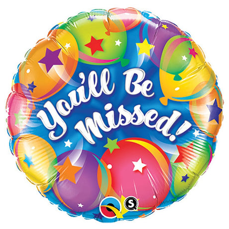 18 Inch Foil You'll Be Missed Balloon