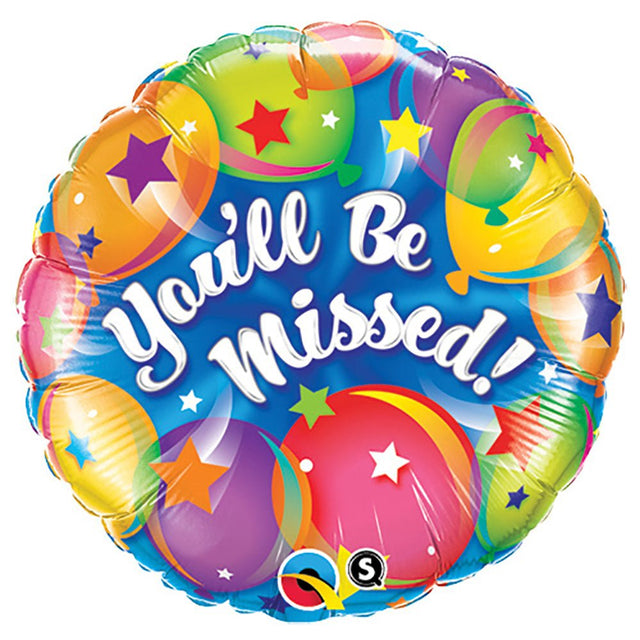 18 Inch Foil You'll Be Missed Balloon