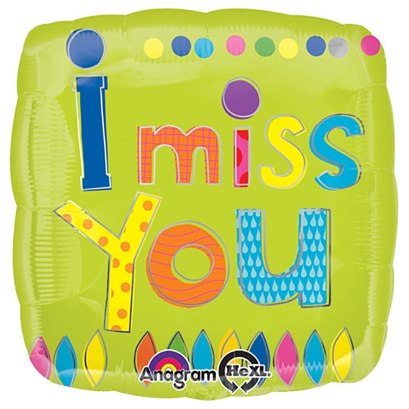 Foil Balloon 18 Inch I Miss You