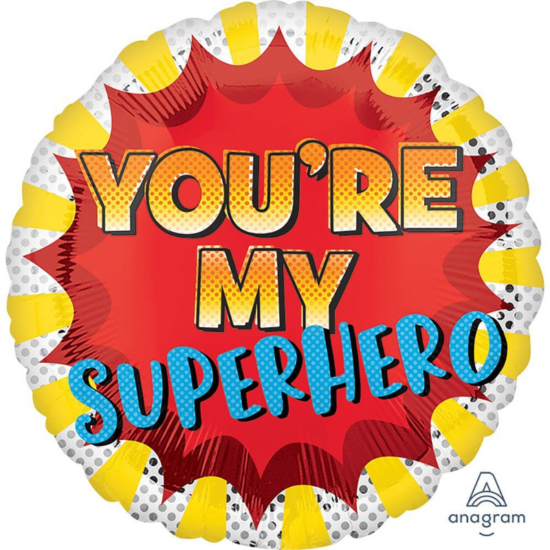 Foil Balloon You're My Superhero 18 Inch