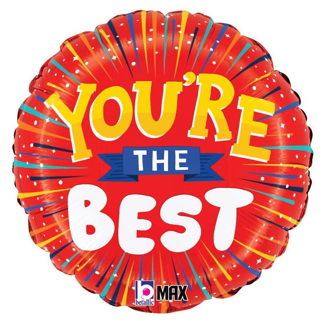 Foil Balloon You're The Best 18 Inch