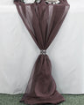 Extra Long Chiffon Wedding Table Runner Polyester Fabric - 18" Wide, 120" Long, 180" Long, Multiple Colors (1 Piece)