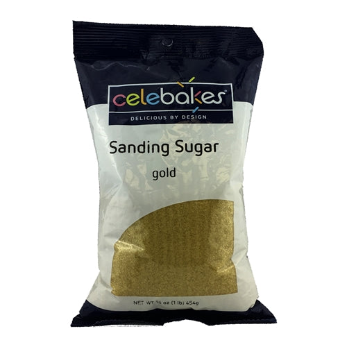 Gold Sanding Sugar - 16 Ounce