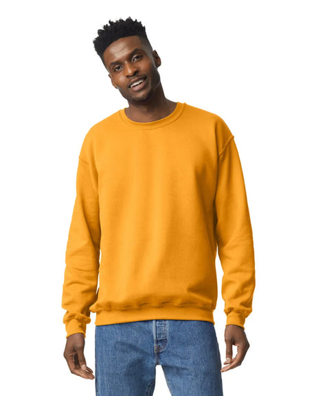 Gildan 18000 Heavy Blend Sweatshirt Fabric - Gold, Classic Fit, Rib With Spandex (1 Unit)