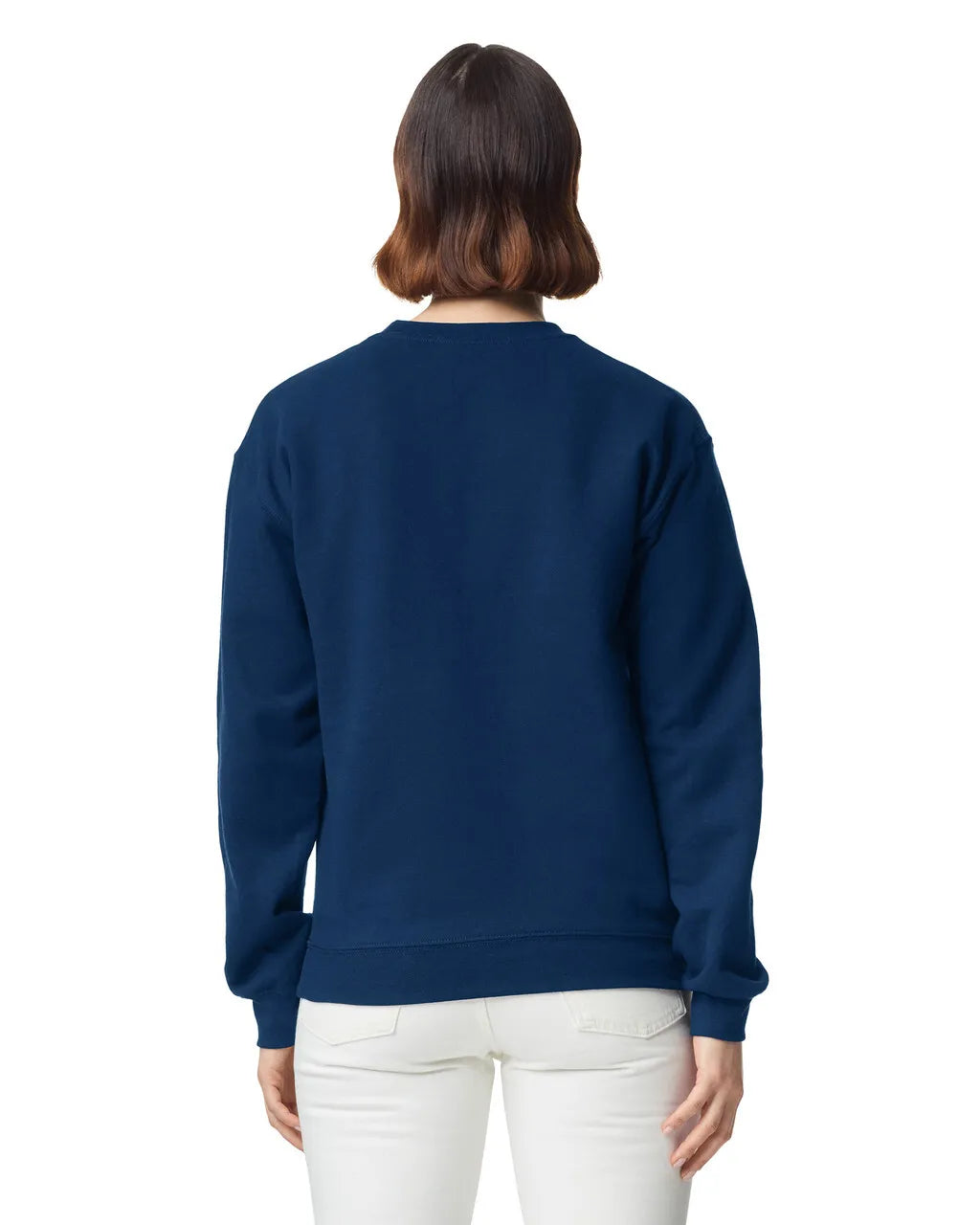 Gildan 18000 Cotton Blend Sweatshirt Fabric - Navy, Classic Fit, Tubular Body (1 Piece)