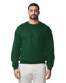 Gildan 18000 Heavy Blend Cotton Polyester Fabric - Forest Green, Classic Fit, Rib With Spandex (1 Sweatshirt)