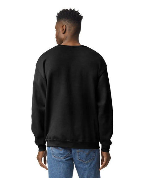 Gildan 18000 Heavy Blend Sweatshirt Fabric - Black, Classic Fit, Seamless Body (1 Unit)