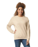 Gildan 18000 Heavy Blend Cotton Polyester Sweatshirt Fabric - Sand, Classic Fit, 1x1 Rib With Spandex (1 Unit)