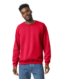 Gildan 18000 Cotton Sweatshirt Fabric - Red, Classic Fit, 1X1 Rib With Spandex (1 Piece)