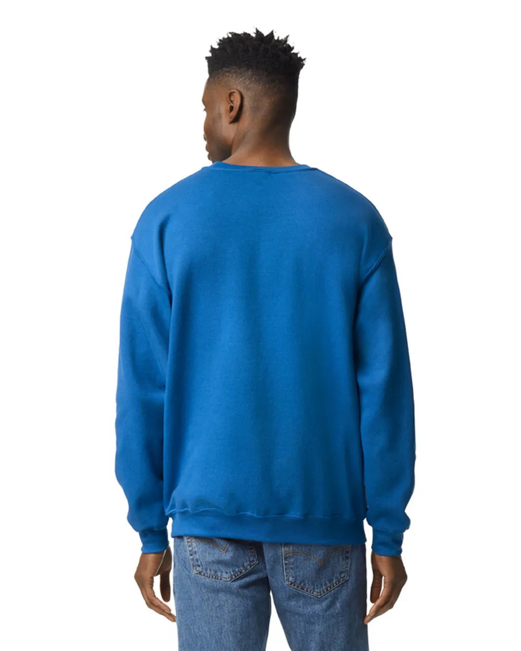 Gildan 18000 Heavy Blend Sweatshirt Fabric - Royal, Classic Fit, Seamless Body (1 Piece)