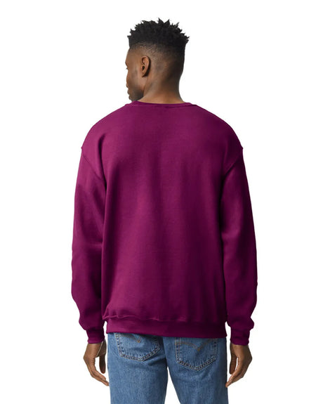 Gildan 18000 Heavy Blend Sweatshirt Fabric - Maroon, Classic Fit, Tubular Body (1 Unit)