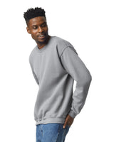 Gildan 18000 Heavy Blend Cotton Polyester Fabric - Sport Grey, Classic Fit, 1x1 Rib With Spandex (1 Unit)