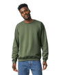 Gildan 18000 Heavy Blend Sweatshirt Fabric - Military Green, Classic Fit, Seamless Body (1 Unit)