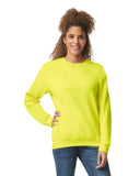 Gildan 18000 Heavy Blend Sweatshirt Fabric - Safety Green, Classic Fit, Seamless Body (1 Unit)
