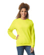 Gildan 18000 Heavy Blend Sweatshirt Fabric - Safety Green, Classic Fit, Seamless Body (1 Unit)