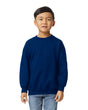 Gildan 18000B Youth Sweatshirt - Navy, Fleece Fabric (XS, S, M, L, XL) (1 Unit)