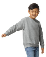 Gildan 18000B Youth Sweatshirt Fabric - Heather Grey, Classic Fit, Seamless Body (1 Piece)