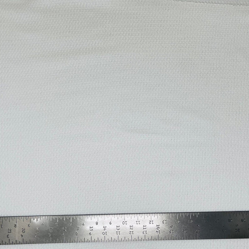 1 Yard Waffle Knit Solid Fabric Soft Textured Cotton Blend 60 Inch Width