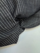 Cotton Denim Striped Blue Stretch