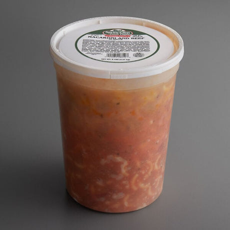 Spring Glen Fresh Foods 5 lb. Macaroni and Beef in Sauce - 2/Case