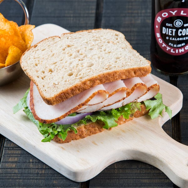 Carolina Turkey Deluxe 9 lb. Oil Brazed Skinless Turkey Breast - 2/Case