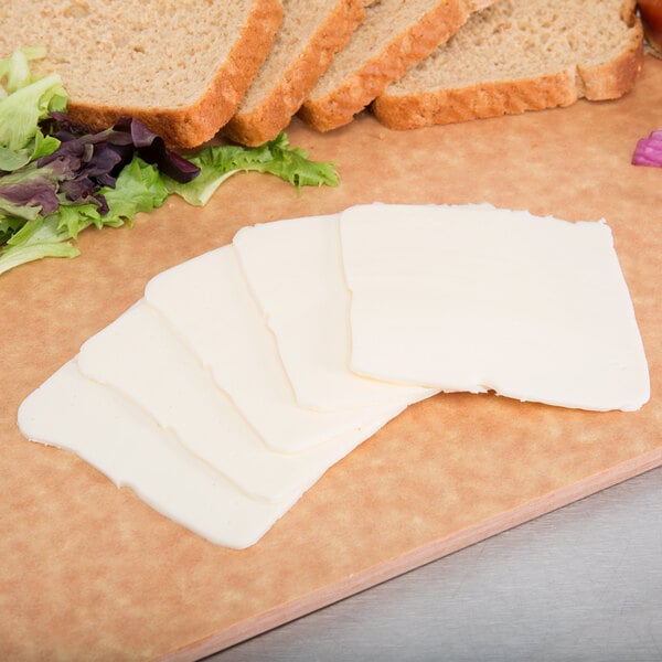 Cooper® Cheese CV Sharp White American Cheese 5 lb. Solid Block - 6/Case