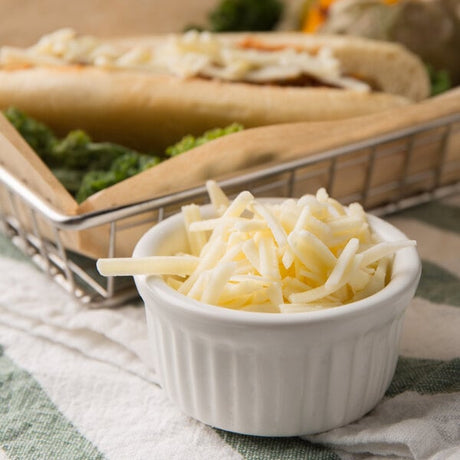Great Lakes Cheese 5 lb. Bag Shredded Mild White Natural Cheddar Cheese - 4/Case