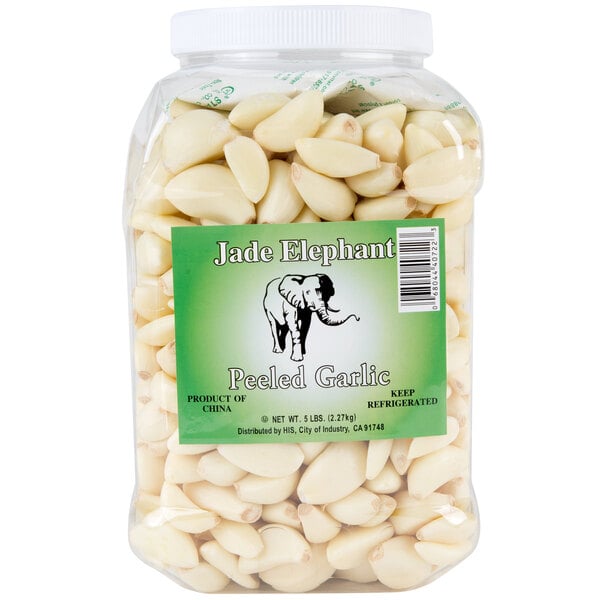Peeled Garlic 5 lb. - 4/Case