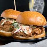 Brookwood Farms 5 lb. Frozen Pulled Pork BBQ with JJ's Red Sauce - 4/Case
