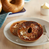 Original Bagel 4.5 oz. New York Style Cinnamon Raisin Bagel - 75/Case