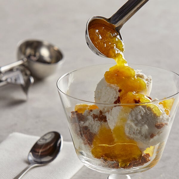 I. Rice Pineapple Dessert / Sundae Topping 1/2 Gallon - 6/Case