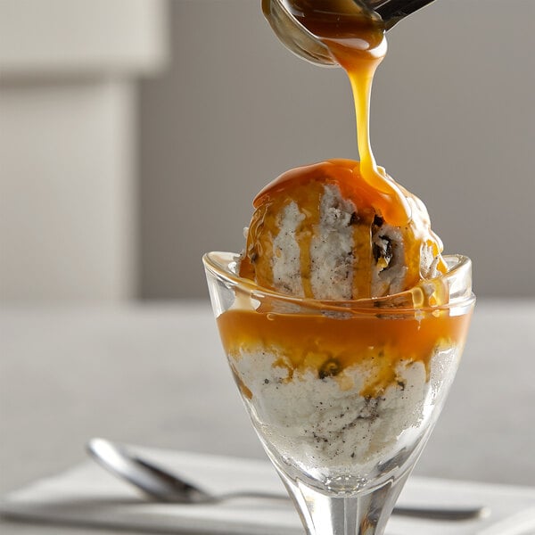 I. Rice 1/2 Gallon Butterscotch Dessert / Sundae Topping - 6/Case