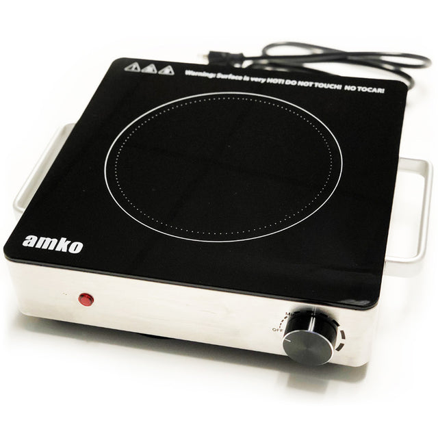 Amko Single Burner Infrared Range, 1500 Watts