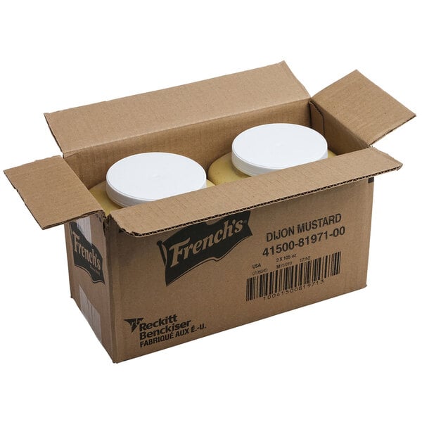 French's 105 oz. Dijon Mustard Jug - 2/Case