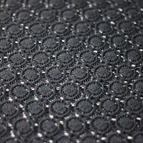 Victorian Stretch Lace Nylon Spandex Fabric - Multiple Colors, Polka Dot Lace, 58/60" Width, 170 GSM (1 Yard)