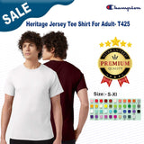 Champion ® Heritage Jersey Crew Neck Short Sleeve Tee Shirt For Adult