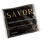 Savor Imports Caramelized Sliced Onions 2 lb. - 12/Case