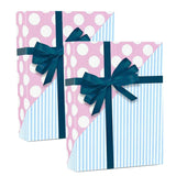 Elegant Striped Gift Wrap 30" x 417' Roll 60 lbs