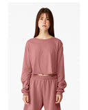 Bella + Canvas® Ladies Cropped Long Sleeve T Shirt