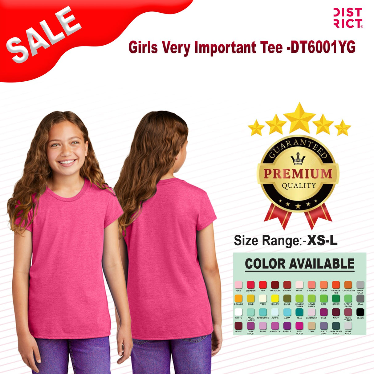 District® Girls Very Important Tee