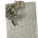 Silver Textured Embossed Metallic Wrapping Paper 30" x 833" Jumbo Roll