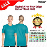 Next Level® Neutrals Unisex Crewneck Short Sleeve Cotton T-Shirt