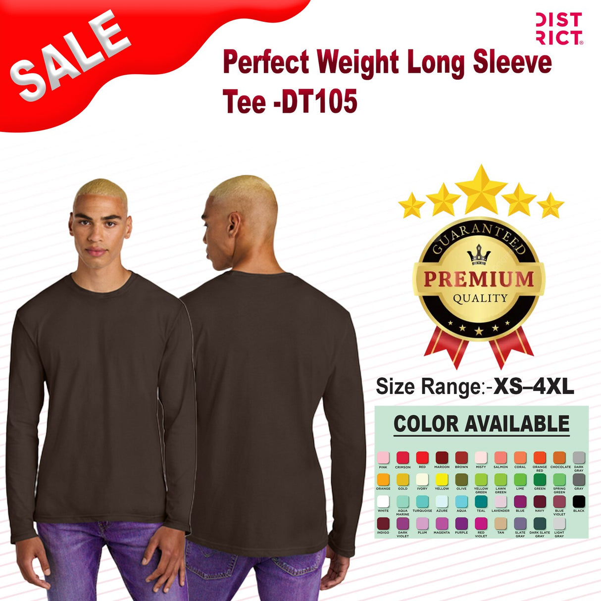 District® Perfect Weight Long Sleeve Tee