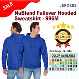 Jerzees® NuBlend Long Sleeve Pullover Hooded Sweatshirt